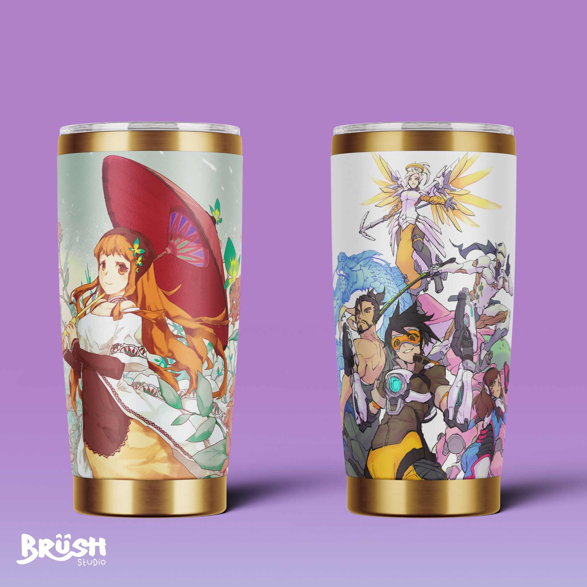 Tumbler Manga Merchandise Brush Studio